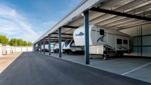 Storage business with a covered place to park RVs - Wheelers